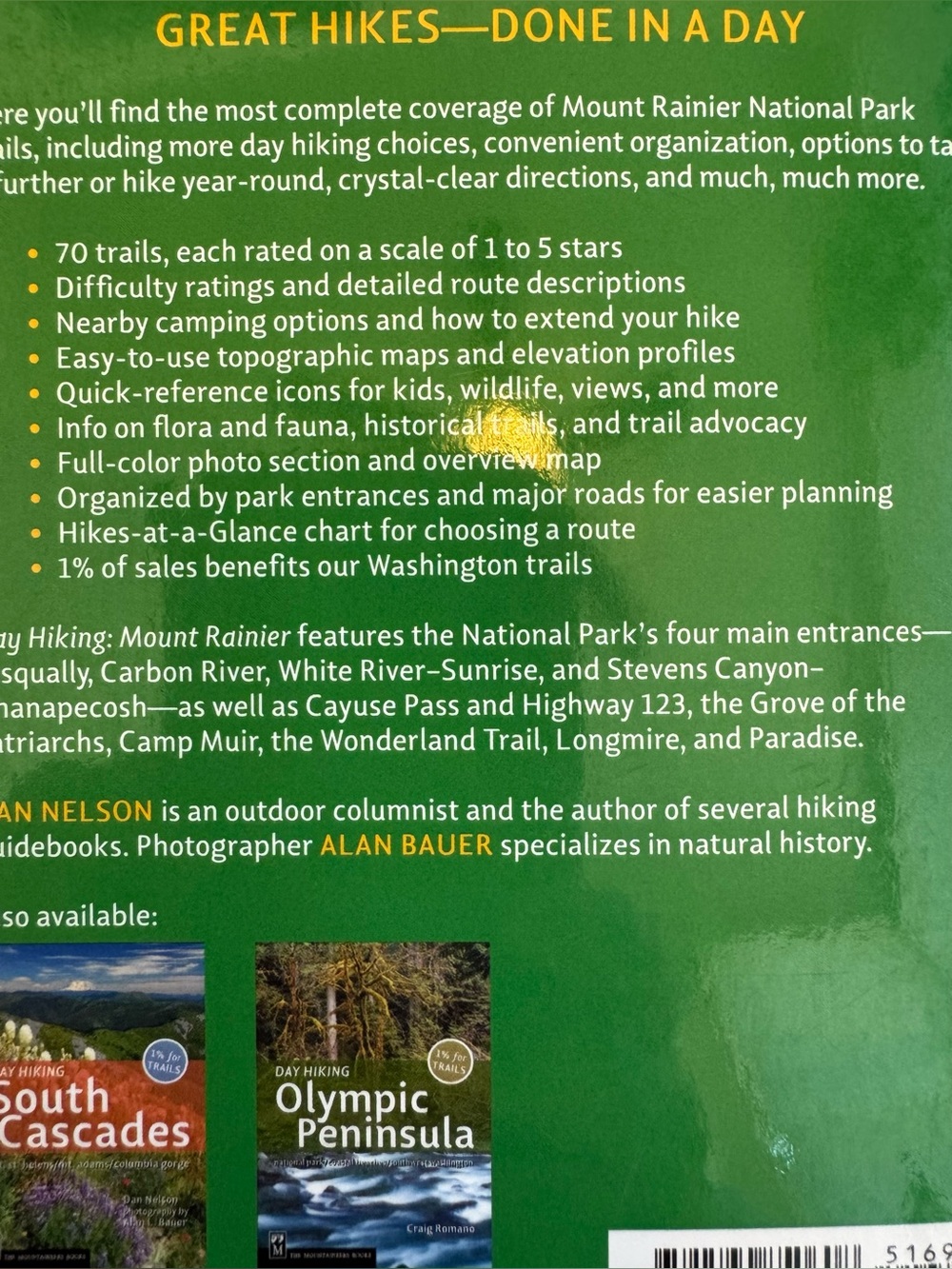Day Hiking Guide Book - Mount Rainier, WA. National Park. Excellent Condition. - Picture 5 of 10